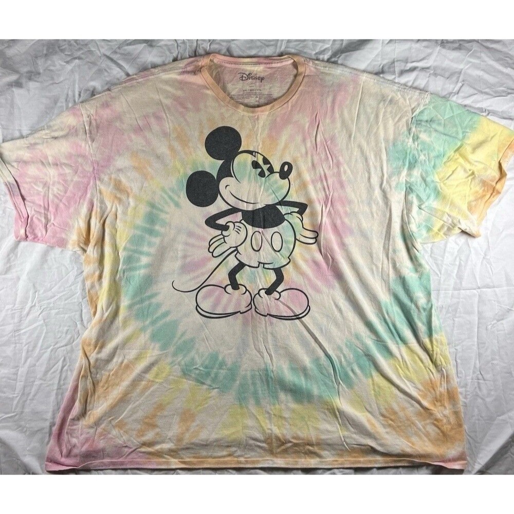 Disney Mickey Mouse Tie Dye 3xl Mickey Mouse T Shirt